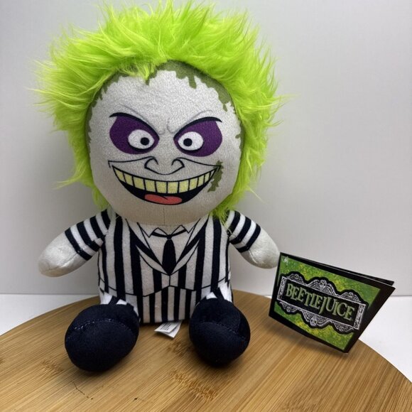 Beetlejuice Plush Big Head Doll 10-11” Horror Monsters Toy Factory New With Tags - Picture 1 of 10